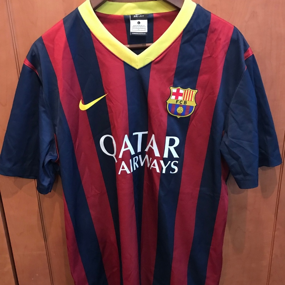 Nike Qatar Airways Jersey Large